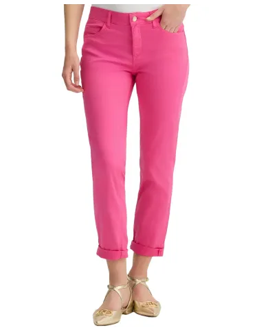 Pantalone Donna fuxia in cotone WA5417T4810 MONROE|LIU JO Pantalone Donna fuxia in cotone WA5417T4810 MONROE|LIU JO