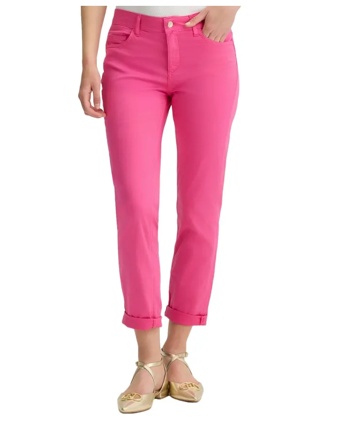 Pantalone Donna fuxia in cotone WA5417T4810 MONROE|LIU JO Pantalone Donna fuxia in cotone WA5417T4810 MONROE|LIU JO