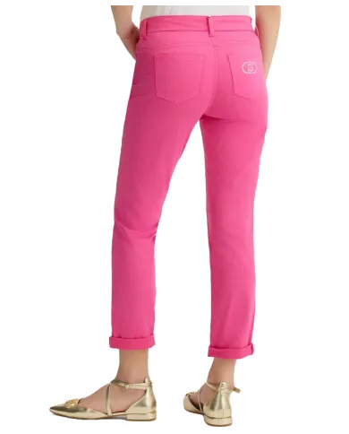 Pantalone Donna fuxia in cotone WA5417T4810 MONROE|LIU JO Pantalone Donna fuxia in cotone WA5417T4810 MONROE|LIU JO