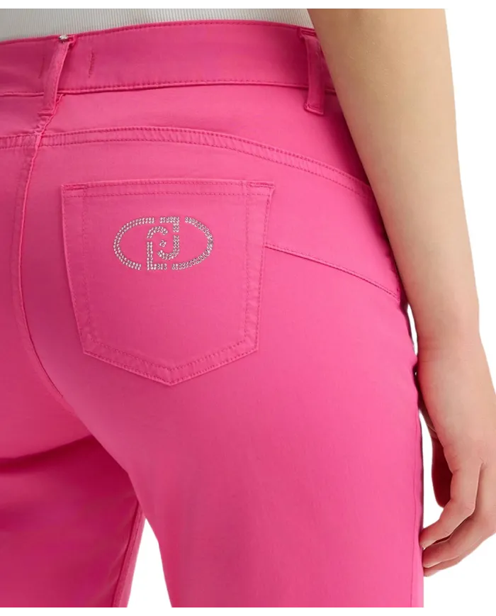 Pantalone Donna fuxia in cotone WA5417T4810 MONROE|LIU JO