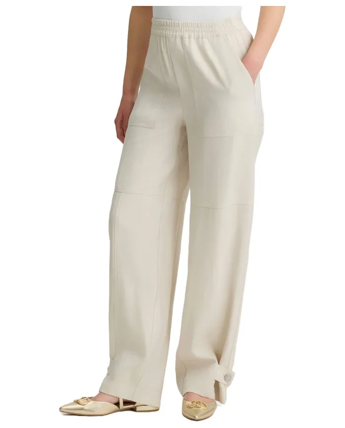 Pantalone Donna beige largo WA5262T3406|LIU JO Pantalone Donna beige largo WA5262T3406|LIU JO