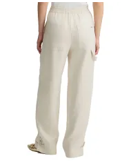 Pantalone Donna beige largo WA5262T3406|LIU JO