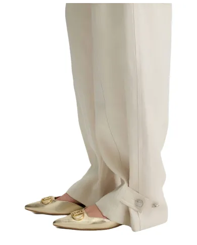 Pantalone Donna beige largo WA5262T3406|LIU JO Pantalone Donna beige largo WA5262T3406|LIU JO