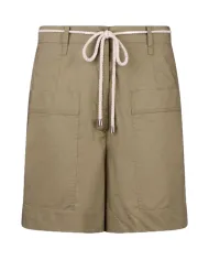 Bermuda Donna verde militare in cotone WA5175T4853|LIU JO