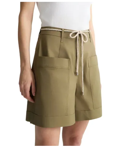 Bermuda Donna verde militare in cotone WA5175T4853|LIU JO Bermuda Donna verde militare in cotone WA5175T4853|LIU JO