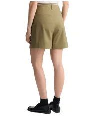 Bermuda Donna verde militare in cotone WA5175T4853|LIU JO