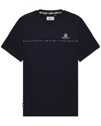 T-shirt Uomo blu con logo AA_B005_TS002|AQUASCUTUM T-shirt Uomo blu con logo AA_B005_TS002|AQUASCUTUM