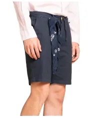 Short Uomo blu in lino NILS CMBC|IMPURE
