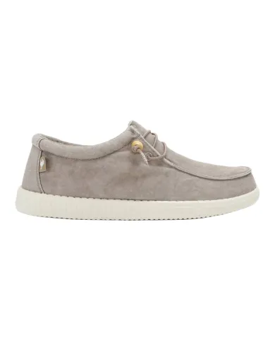 Mocassino Uomo beige in cotone WALLABI WASHED WP150|WALK IN PITAS Mocassino Uomo beige in cotone WALLABI WASHED WP150|WALK IN PITAS
