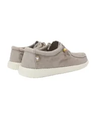 Mocassino Uomo beige in cotone WALLABI WASHED WP150|WALK IN PITAS