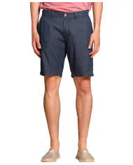 IMPURE Short Uomo NILS CMBC PE 2025 in misto lino con vita elasicizzata con laccetti 99 DARK BLUE