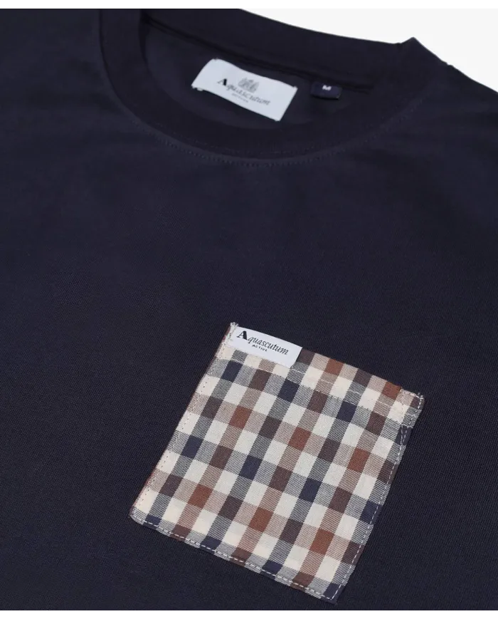 Felpa Uomo blu in cotone AA_B005_SW008|AQUASCUTUM