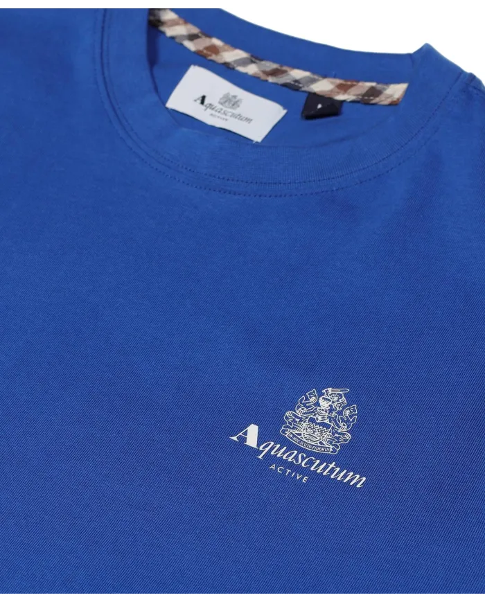 T-shirt Uomo royal in cotone AA_B005_TS005 |AQUASCUTUM
