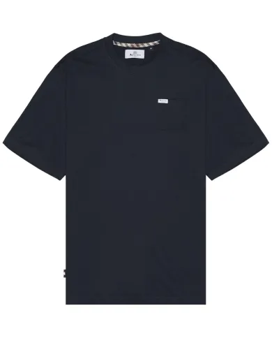 T-shirt Uomo blu in cotone con taschino AA_B005_TS006|AQUASCUTUM T-shirt Uomo blu in cotone con taschino AA_B005_TS006|AQUASCUTUM