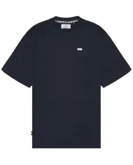 T-shirt Uomo blu in cotone con taschino AA_B005_TS006|AQUASCUTUM