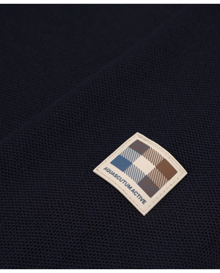 Maglia Uomo blu in cotone AA_B005_WO002|AQUASCUTUM