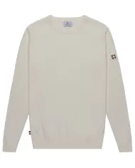 Maglia Uomo bianco panna in cotone AA_B005_WO002|AQUASCUTUM