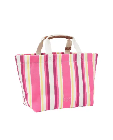 Borsa Donna rigata misura media 104753 A2G5 SHOPPING BAG|PINKO Borsa Donna rigata misura media 104753 A2G5 SHOPPING BAG|PINKO