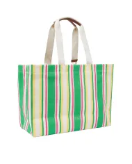 Borsa Donna rigata misura media 104754 A2G5 SHOPPING BAG|PINKO
