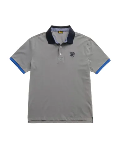 Polo Uomo grigia in cotone 25SBLUT02313 006818 DABNEY|BLAUER Polo Uomo grigia in cotone 25SBLUT02313 006818 DABNEY|BLAUER