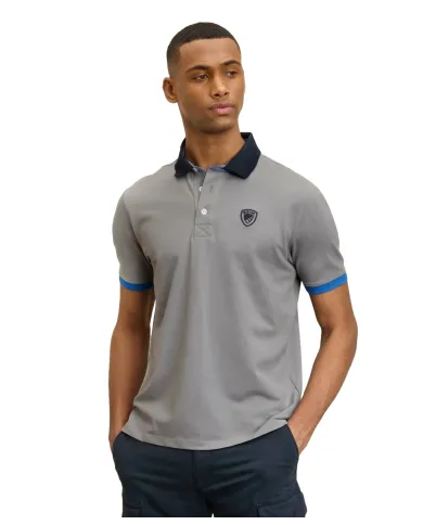 Polo Uomo grigia in cotone 25SBLUT02313 006818 DABNEY|BLAUER Polo Uomo grigia in cotone 25SBLUT02313 006818 DABNEY|BLAUER