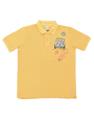 Polo Uomo gialla con dettagli dipinti BOB DIS0121|BOB