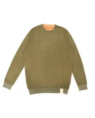 Maglia Uomo reversibile in cotone militare/arancio BART|BOB