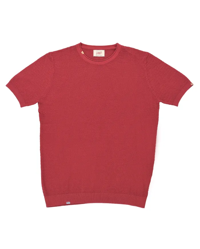 Maglia Uomo rossa in cotone CROSS|BOB Maglia Uomo rossa in cotone CROSS|BOB