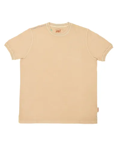 T-shirt Uomo beige in cotone DISK R00460|BOB T-shirt Uomo beige in cotone DISK R00460|BOB