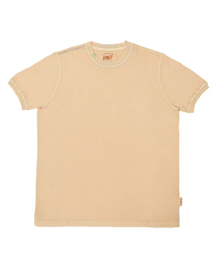 T-shirt Uomo beige in cotone DISK R00460|BOB T-shirt Uomo beige in cotone DISK R00460|BOB