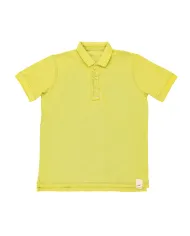 Polo Uomo reversibile giallo cedro/perla in cotone DOUBLE|BOB