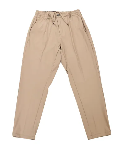 Pantalone Uomo beige in tessuto tecnico GOOVI 440|BOB Pantalone Uomo beige in tessuto tecnico GOOVI 440|BOB
