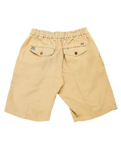 Bermuda Uomo sabbia con ricami MIDI411 R00493|BOB Bermuda Uomo sabbia con ricami MIDI411 R00493|BOB