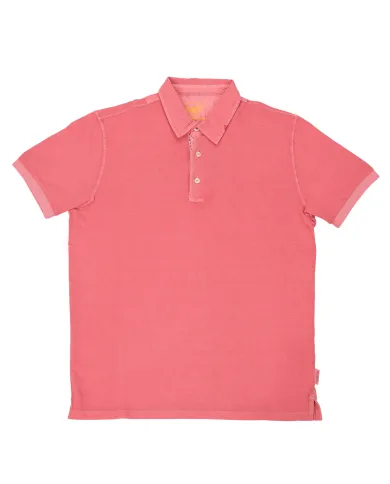 Polo Uomo corallo in cotone MILK R00462|BOB Polo Uomo corallo in cotone MILK R00462|BOB