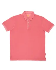 Polo Uomo corallo in cotone MILK R00462|BOB