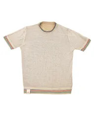 Maglia Uomo reversibile sabbia in misto lino YORKS|BOB