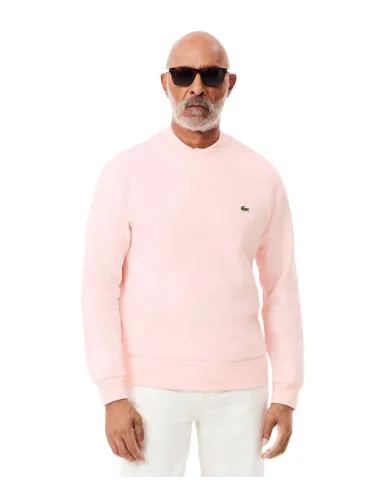 Felpa Uomo rosa in cotone SH9801|LACOSTE Felpa Uomo rosa in cotone SH9801|LACOSTE
