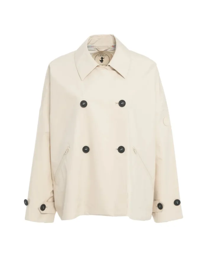 Giacca Donna beige corto D41649W DARK20 INA|SAVE THE DUCK Giacca Donna beige corto D41649W DARK20 INA|SAVE THE DUCK