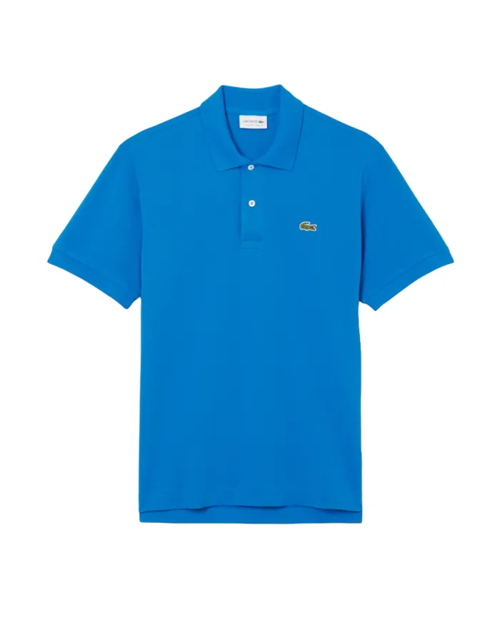 Polo Uomo azzurra in cotone regular fit L1212|LACOSTE Polo Uomo azzurra in cotone regular fit L1212|LACOSTE