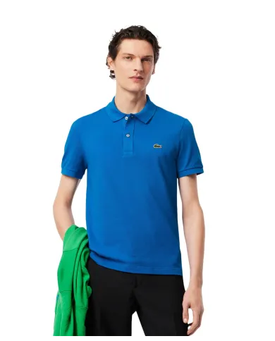 Polo Uomo azzurra in cotone PH4012|LACOSTE Polo Uomo azzurra in cotone PH4012|LACOSTE