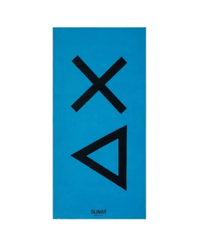 Telo mare Uomo blu con logo in contrasto X35110|SUN68 BEACHSUN68 BEACH Telo mare Uomo blu con logo in contrasto X35110|SUN68 BEACHSUN68 BEACH