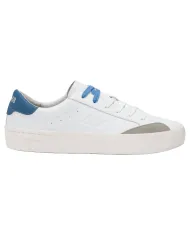 Sneakers Uomo banca/blu avio in pelle Z35140 STREET LEATHER|SUN68