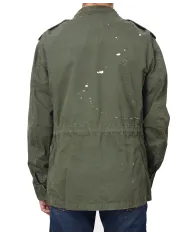 Field Jacket Uomo in cotone con patch applicate ARMY|BOB