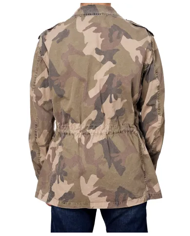 Field Jacket Uomo beige motivo mimetico ARMY/ MN|BOB Field Jacket Uomo beige motivo mimetico ARMY/ MN|BOB