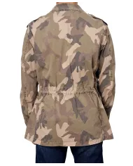 Field Jacket Uomo beige motivo mimetico ARMY/ MN|BOB