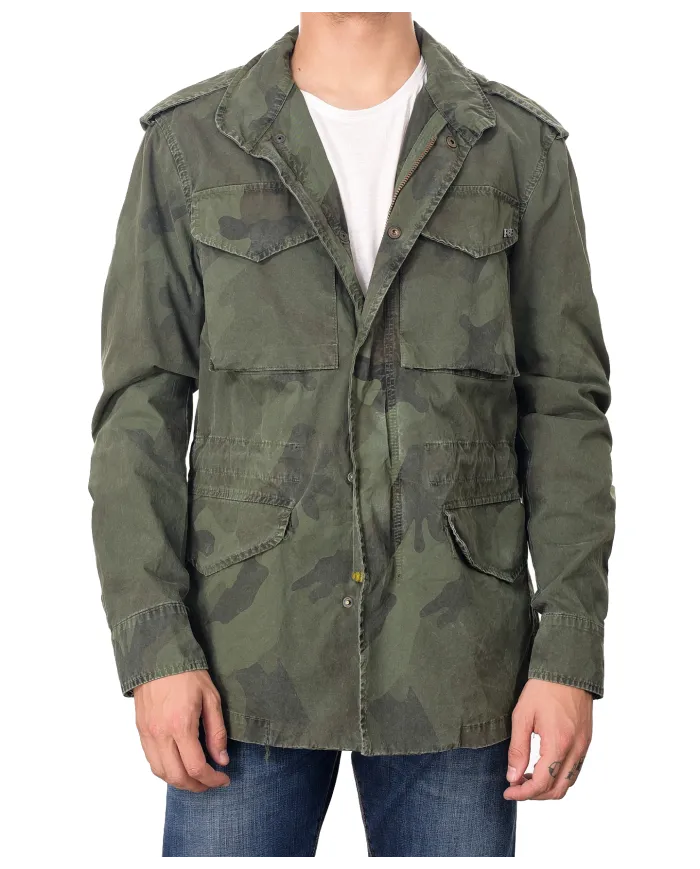 Field Jacket Uomo verde militare motivo mimetico ARMY/ MN|BOB Field Jacket Uomo verde militare motivo mimetico ARMY/ MN|BOB