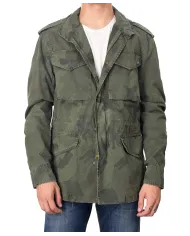 Field Jacket Uomo verde militare motivo mimetico ARMY/ MN|BOB