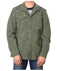 Field Jacket Uomo verde militare dipinta ARMY/ N1P|BOB