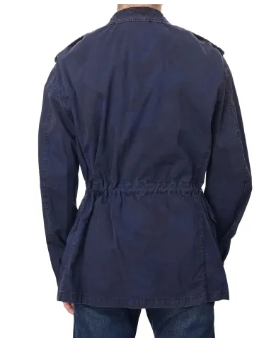 Field Jacket Uomo blu in cotone ARMY/N|BOB Field Jacket Uomo blu in cotone ARMY/N|BOB