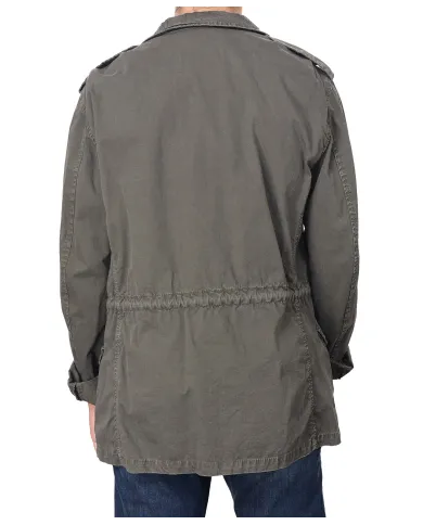 Field Jacket Uomo grigia con motivo mimetico ARMY/N|BOB Field Jacket Uomo grigia con motivo mimetico ARMY/N|BOB